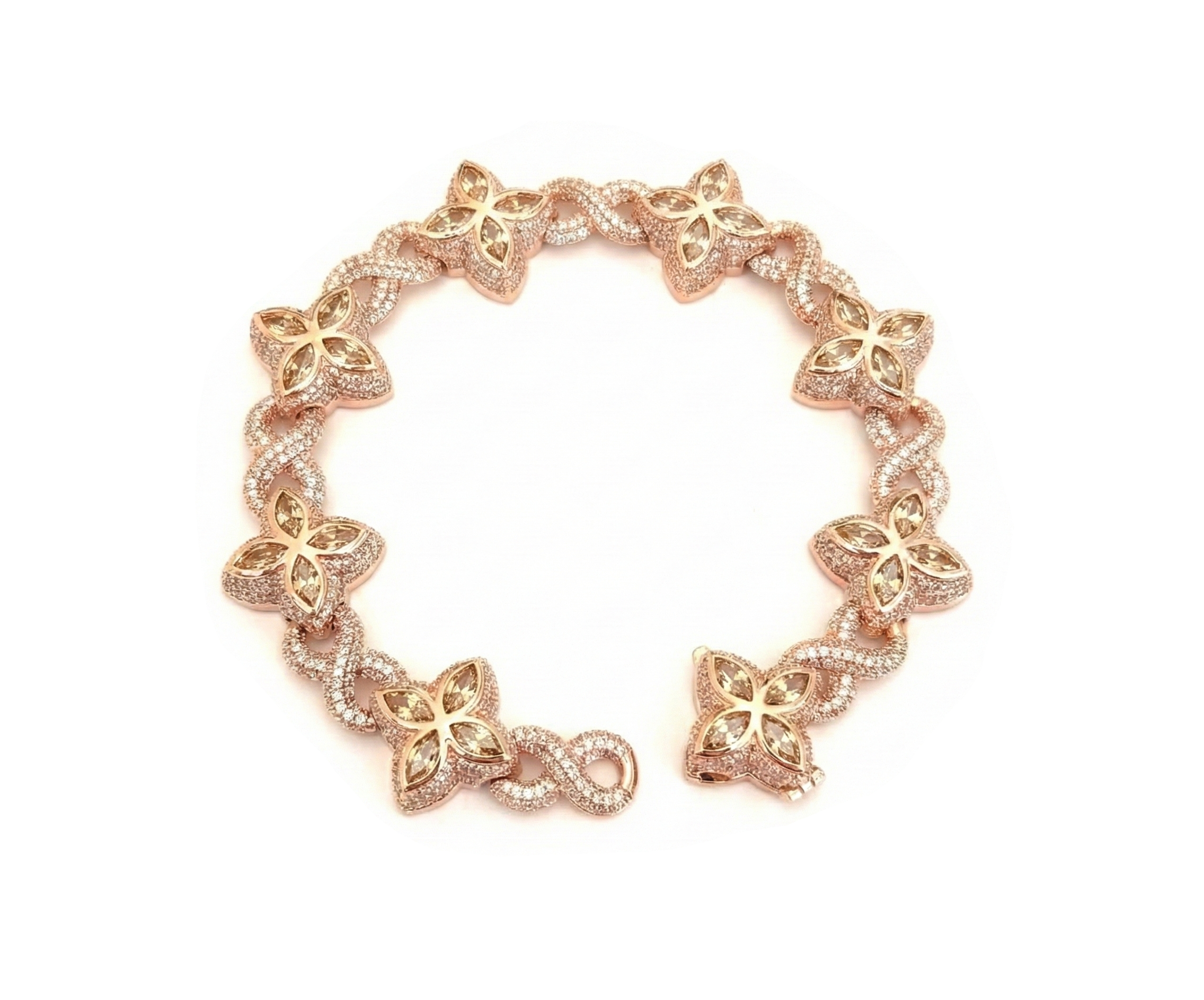 Clover ∞ Bracelet (Rose Gold)