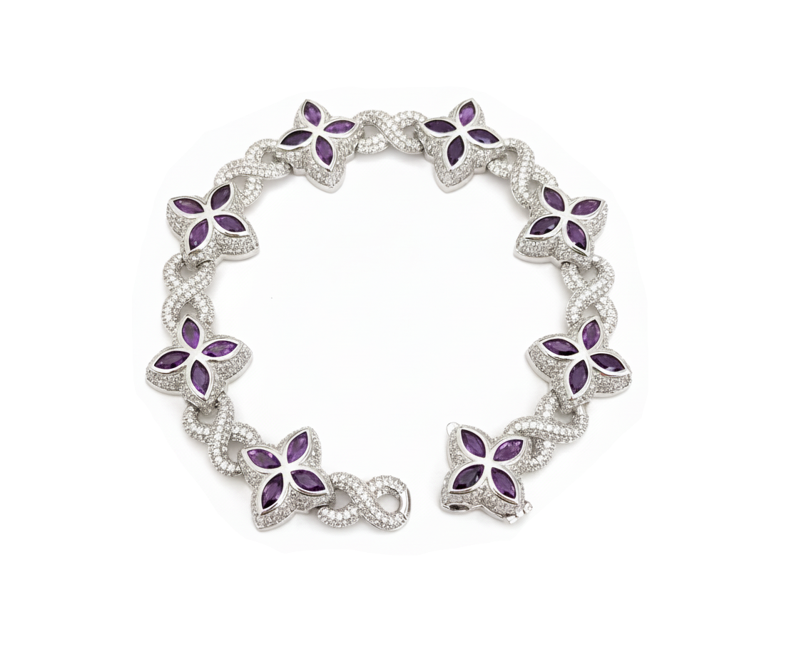 Clover ∞ Bracelet (Silver)