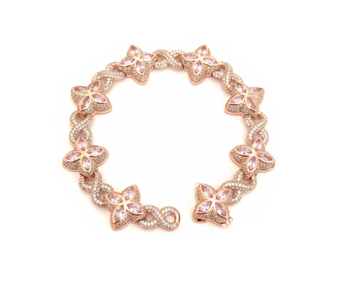 Clover ∞ Bracelet (Rose Gold)